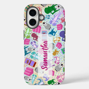 Axolotl roze trap Apple iPhone 16 Hoesje stoer