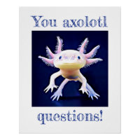 Axolotl Salamander Poster Amphibien
