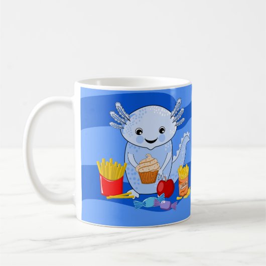 Axolotl Snax'olotl fun mignon Mug (Gauche)