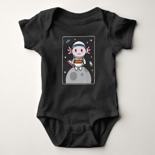 Axolotl Space Moon Kawaii Romper