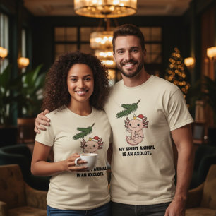 Axolotl Spiritueel Dier Grappige Huisdier Eigenaar T-shirt