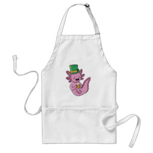 Axolotl St. Patrick's Dag - Ierse Bierliefhebber Standaard Schort