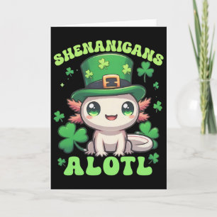Axolotl St. Patrick's Day-gedoe Alotl Kaart
