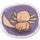 Axolotl Sticker (Voorkant)