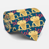 Axolotl Stropdas (Opgerold)