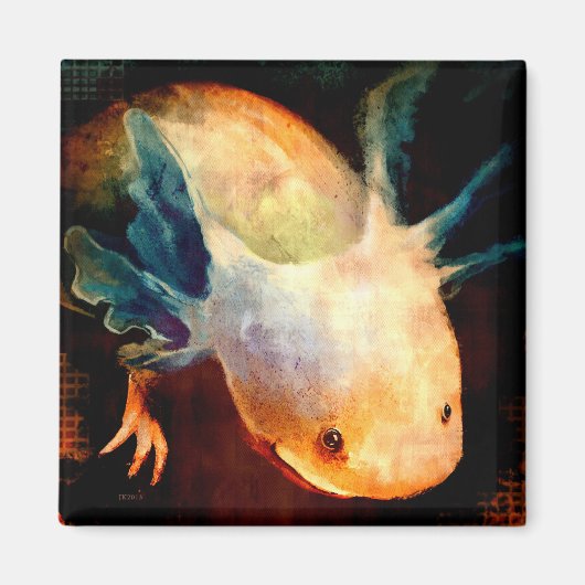Axolotl Sun Magneet (Voorkant)