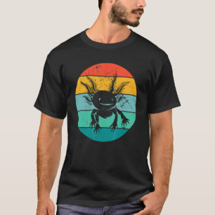 Axolotl Sunset Mexican Salamander Axolotl T-shirt