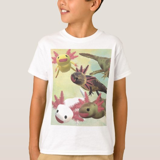 Axolotl T-shirt (Voorkant)
