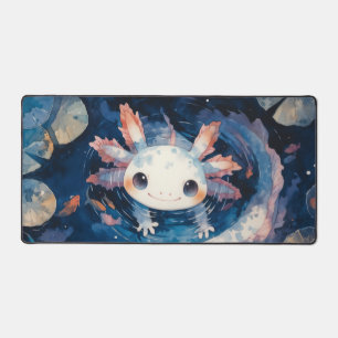 Axolotl Tacheté Fantaisiste aux Branchies de Corai
