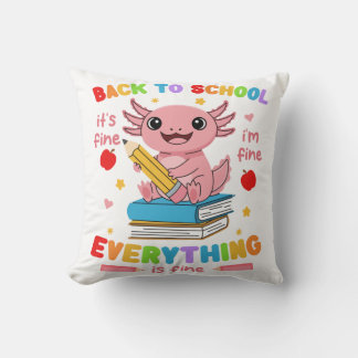 Axolotl Terug naar school Het is prima Ik ben prim Kussen