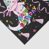 Axolotl Tissuepapier (Detail)