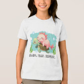 axolotl Tri-Blend shirt (Voorkant)