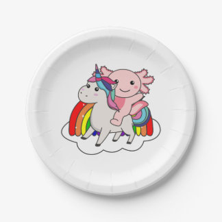 Axolotl Unicorn Rainbow Animals Unicorns Papieren Bordje