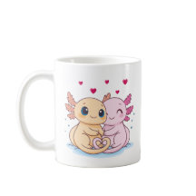 Axolotl Valentine Love Mug – Cute Couple