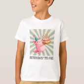 Axolotl-verjaardag T-shirt (Voorkant)