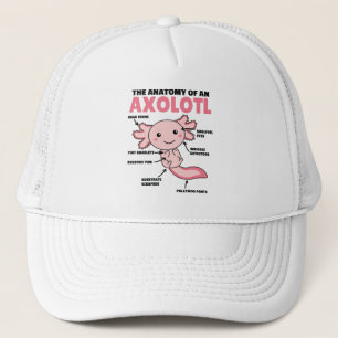Axolotl-verklaringsanatomie van een Axolotl Trucker Pet
