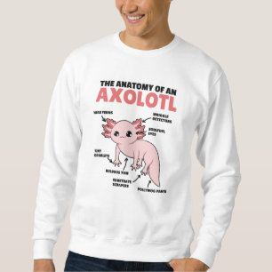 Axolotl-verklaringsanatomie van een Axolotl Trui
