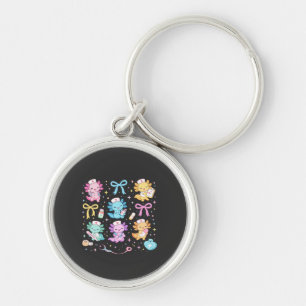 Axolotl-verpleegster Cute Kawaii Cadeau voor Verpl Sleutelhanger