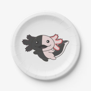 Axolotl Verschillende soorten Axolotls Cute Animal Papieren Bordje