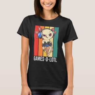 Axolotl voor jongens, Kinder en volwassenen, video T-shirt