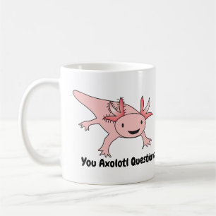 Axolotl Vragen Cute Funny Koffiemok