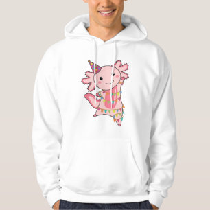 Axolotl wenst een fijne verjaardag op uw Axolotls  Hoodie