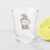 Axolotl Wizard - Fantasy Pet Shot Glas (Achterkant)
