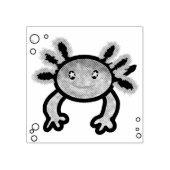 Axolotl Wood Art Stamp Rubberstempel (Afrduk)