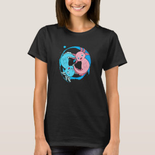 Axolotl Yin Yang Yoga-instructeur T-shirt