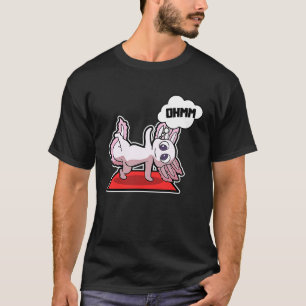 Axolotl Yoga Oefeningen Sport Turnen Ohm Hartslag T-shirt
