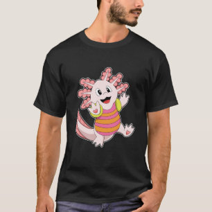 Axolotl zwemmen t-shirt