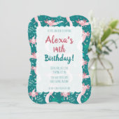 Axolotles roses Alotta sur invitation Turquoise (Debout devant)
