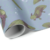 Axolotls! (lichte versie) cadeaupapier (Rol Hoek)