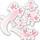 Axolotls Rose Alotta - Ensemble Sticker (Devant)