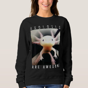 Axolotls zijn Geweldige crème roze Axolotl die van Trui