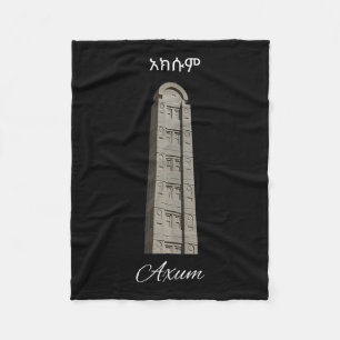 Axum Rock-gehouwen Monumenten Souvenir - Oude Ethi Fleece Deken