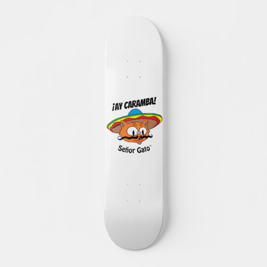 ¡AY CARAMBA ! Carton Cat Señor Gato™ skateboard (Devant)