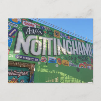 Ay up Nottingham! Briefkaart