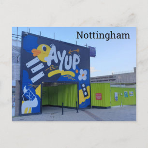 Ay Up Nottingham! Briefkaart