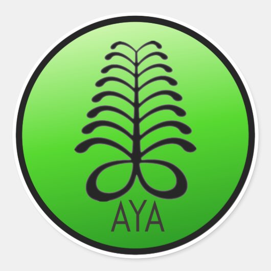 AYA N'A PAS PEUR DE VOUS Sticker (Devant)