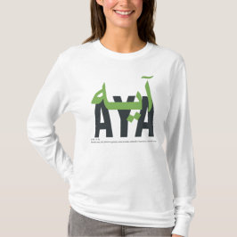 Aya naam betekenis en uitspraak t-shirt