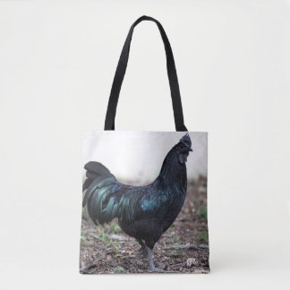Ayam Cemani Cochmakreel Black Chicken Rooster Draagtas