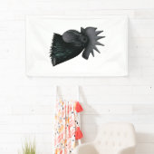 Ayam Cemani Rooster Head Spandoek (Insitu)