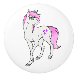 Ayamii Unicorn Knob Keramische Knop