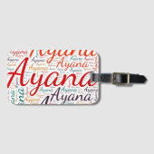 Ayana Bagagelabel (Voorkant (horizontaal))