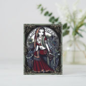 "Ayanna" Secret Fairy Garden Briefkaart (Staand voorkant)