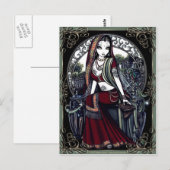 "Ayanna" Secret Fairy Garden Briefkaart (Voorkant / Achterkant)