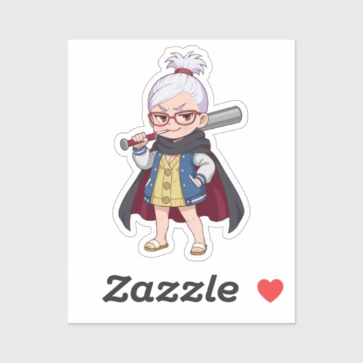 Ayase Seiko Chibi Style Illustration Sticker (Vel)