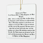 Ayat Ul Kursi  Keramisch Ornament (Links)