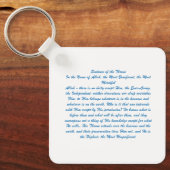 Ayat Ul Kursi  Sleutelhanger (Voorkant)